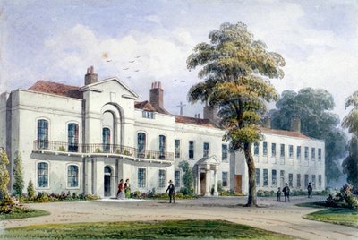 View of Brompton Lodge, Kensington, London by Thomas Hosmer Shepherd
