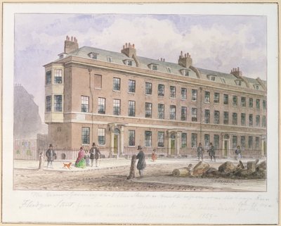 View of Fludyer Street Looking Towards Parliament Street by Thomas Hosmer Shepherd