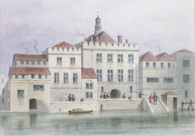 View of Old Fishmongers Hall, 1650 by Thomas Hosmer Shepherd
