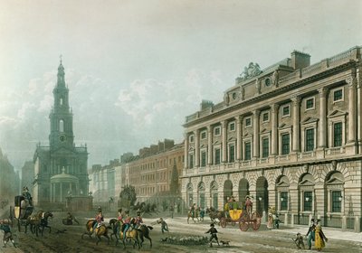 View of Somerset House, from the Strand by Thomas Hosmer Shepherd