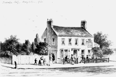 View of the Yorkshire Stingo Public House in Paddington by Thomas Hosmer Shepherd
