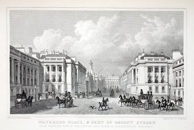 Waterloo Place, and part of Regent Street, from 