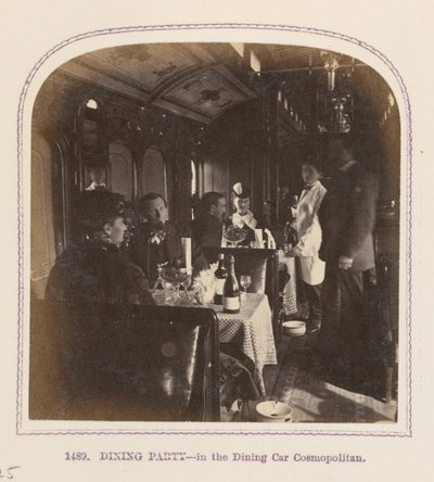 Dining Party — in the Dining Car Cosmopolitan by Thomas Houseworth