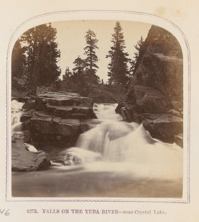 Falls of the Yuba River — Near Crystal Lake by Thomas Houseworth