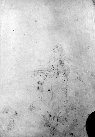 Sketch of Arm and Sketch of Two Hands by Thomas Hovenden