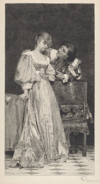 The Wedding Ring by Thomas Hovenden
