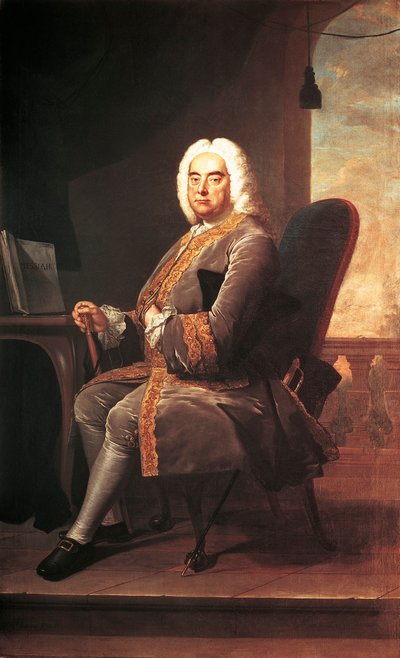 Portrait of George Frideric Handel by Thomas Hudson