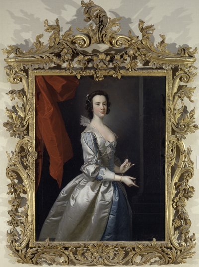 Portrait of a woman, probably Elizabeth Aislabie, of Studley Royal, Yorkshire by Thomas Hudson