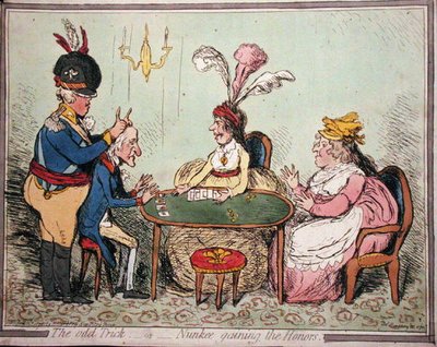 The Odd Trick, or Nunkee Gaining the Honours by Thomas Humphrey
