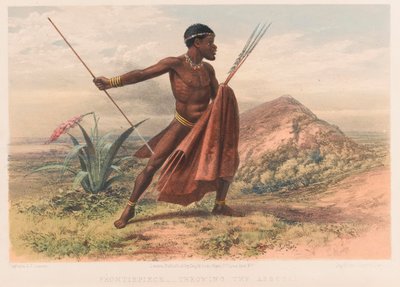Xhosa Warrior, 8th Cape Frontier War by Thomas J. (after) Lucas