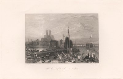 Canal of the Loire and Cher, Near Tours by Thomas Jeavons