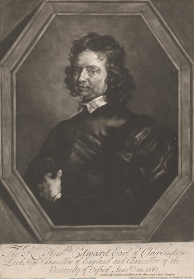 The Right Honorable Edward, Earl of Clarendon by Thomas Johnson