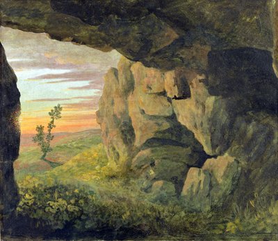 A Cavern near to St. Agnese without the Porta Pia by Thomas Jones