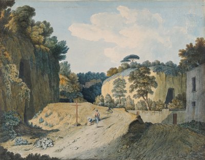 A Road in a Gorge near Naples, 1782 by Thomas Jones