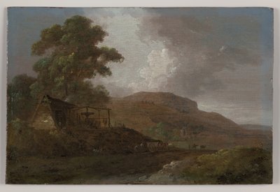 Welsh Landscape with Lead Mines by Thomas Jones