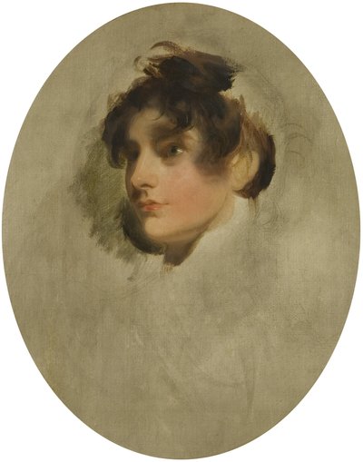 Head of a Young Woman, c.1800-05 by Thomas Lawrence