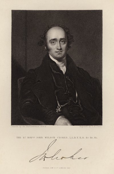 John Wilson Croker by Thomas Lawrence