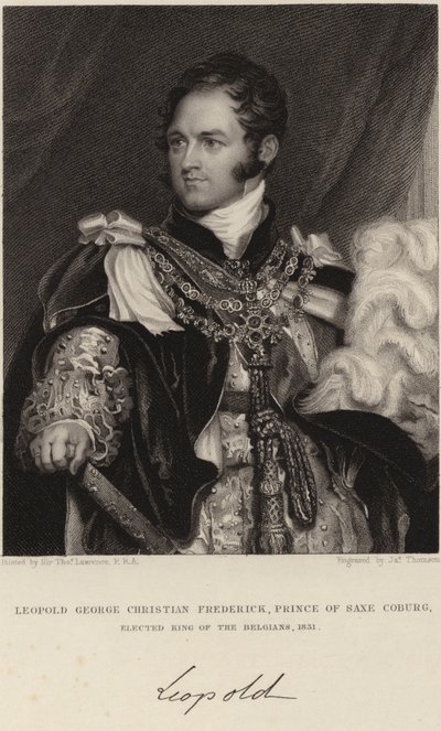 King Leopold I of Belgium by Thomas Lawrence