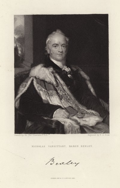 Nicholas Vansittart by Thomas Lawrence