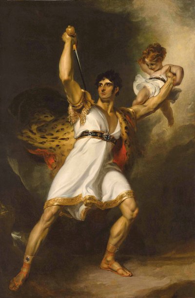 Portrait of John Philip Kemble, full-length, as Rolla from Sheridan