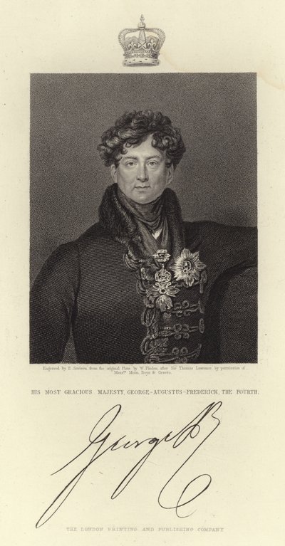Portrait of King George IV by Thomas Lawrence