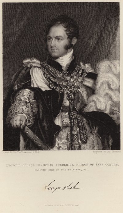 Portrait of King Leopold I by Thomas Lawrence