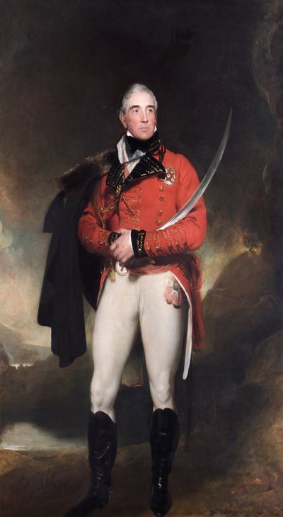 Portrait of Thomas Graham, Lord Lynedoch, British soldier by Thomas Lawrence
