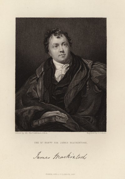 The Right Honourable Sir James Mackintosh by Thomas Lawrence