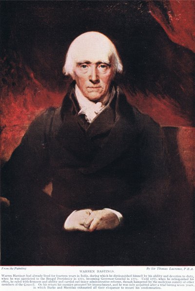 Warren Hastings, illustration from 
