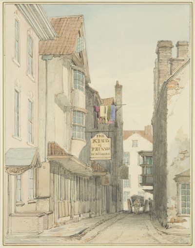 Alderskey Lane by Thomas Leeson the Elder Rowbotham