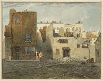 Back of Infirmary, showing Whitson Street by Thomas Leeson the Elder Rowbotham