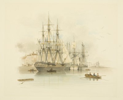 Berth Between the Two Mud Docks in The Grove, Showing One of Daniel