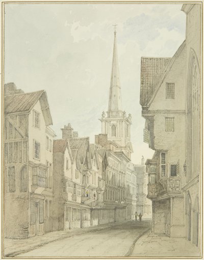 Broad Street by Thomas Leeson the Elder Rowbotham