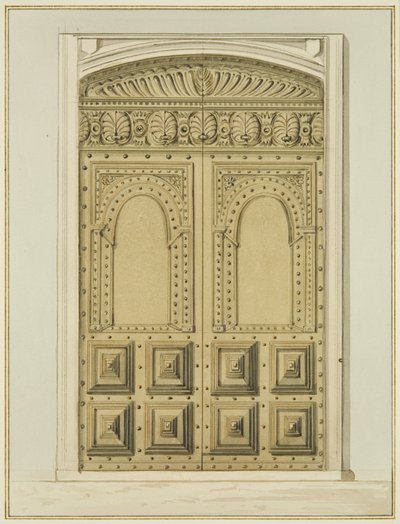 Carved Inner Doorway near Altar, St John