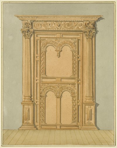 Carved Oak Doorway, 6 Redcliffe Street by Thomas Leeson the Elder Rowbotham