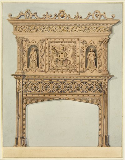 Chimneypiece in the Great Room of the Mint, now St Peter