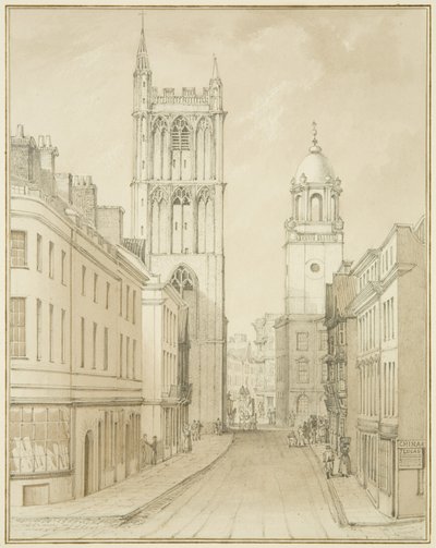 Corn Street by Thomas Leeson the Elder Rowbotham