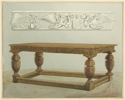 Council Table in the Great Room of the Mint, now St Peter
