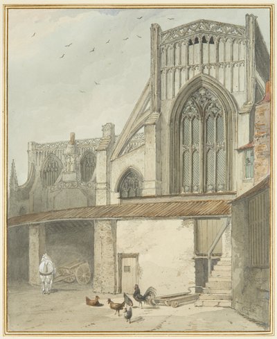 End of North Transept of St Mary Redcliffe by Thomas Leeson the Elder Rowbotham