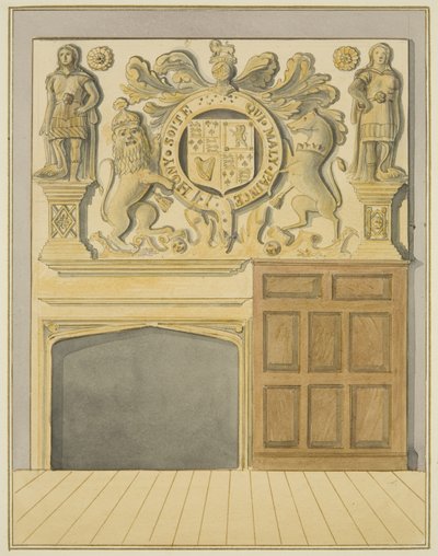 Fireplace at Mr. Barne