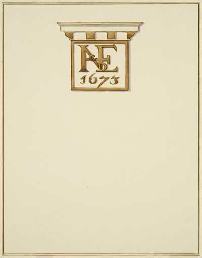 Frieze of chimneypiece in old house by Thomas Leeson the Elder Rowbotham