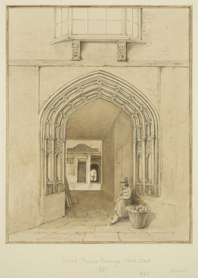 Guard House Passage, Wine Street by Thomas Leeson the Elder Rowbotham