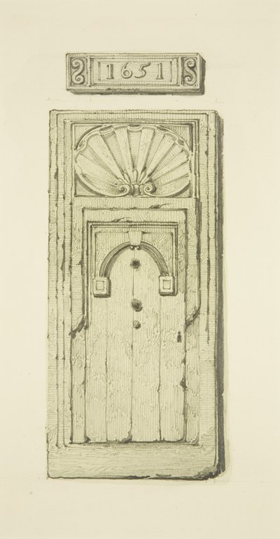 Half of the Great Doorway to the Lamb Inn, West Street by Thomas Leeson the Elder Rowbotham
