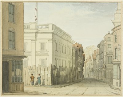 Looking Down Broad Street with the New Council House by Thomas Leeson the Elder Rowbotham