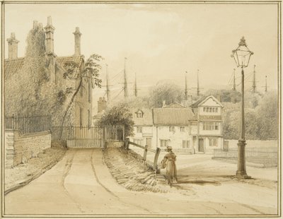 Lower College Green, or College Square by Thomas Leeson the Elder Rowbotham