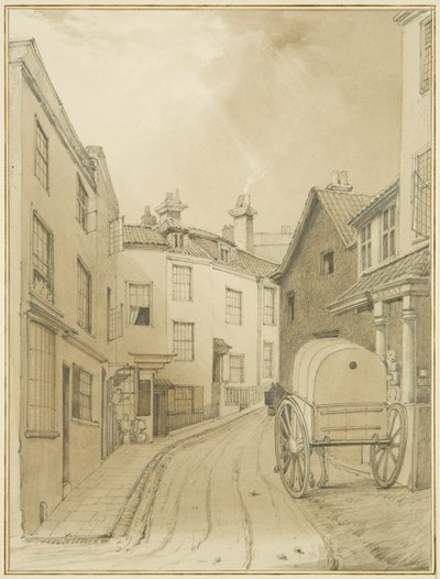 Lower End of Griffin Lane by Thomas Leeson the Elder Rowbotham