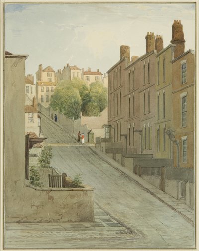Montague Street and houses on Kingsdown by Thomas Leeson the Elder Rowbotham