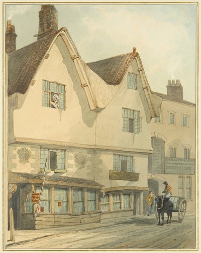 Old House in Thomas Street by Thomas Leeson the Elder Rowbotham