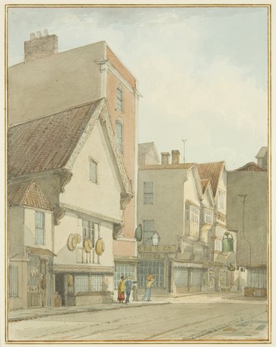 Peter Street and Mary-le-Port Street by Thomas Leeson the Elder Rowbotham