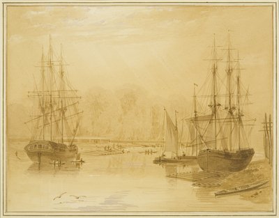Ropewalk at Wapping, West Indiaman 
